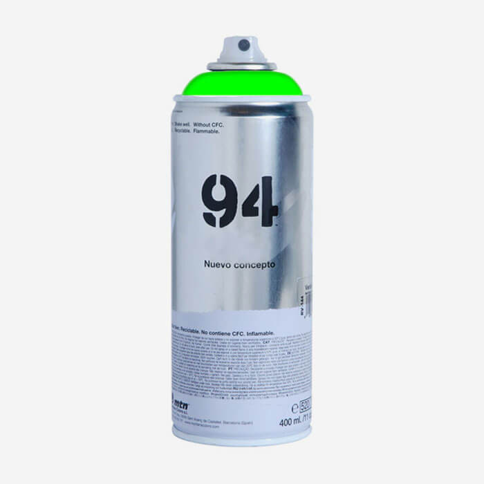 Montana 94 Fluorescent Green spray paint