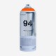 Bombe de peinture MTN 94 Orange Fluorescent - 400ml, MONTANA