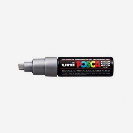 SILVER POSCA PAINT MARKER (8mm wide chisel tip)