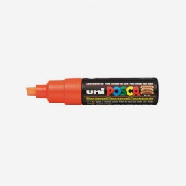 FLUORESCENT ORANGE POSCA PAINT MARKER (8mm wide chisel tip)