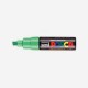 FLUORESCENT GREEN POSCA PAINT MARKER (8mm wide chisel tip)