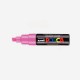 FLUORESCENT PINK POSCA PAINT MARKER (8mm wide chisel tip)