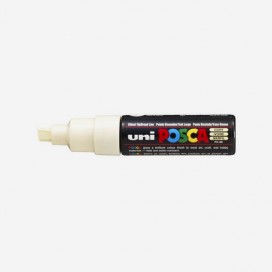 IVORY POSCA PAINT MARKER (8mm wide chisel tip)