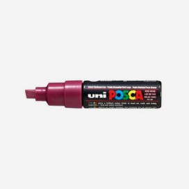 RED WINE POSCA PAINT MARKER (8mm wide chisel tip)