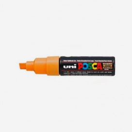 ORANGE POSCA PAINT MARKER (8mm wide chisel tip)