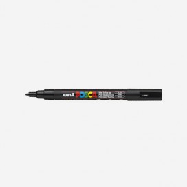 MARCADOR POSCA NEGRO PC3M (punta 1.5mm linea fina)