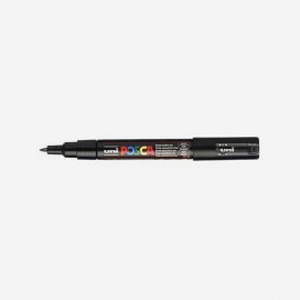 BLACK POSCA PAINT MARKER PC17MC (1mm extra fine point)