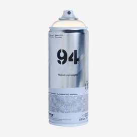 Bombe de peinture MTN 94 Blanc Malte - 400ml, MONTANA