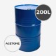 ACETONE - 200 LITERS BARREL