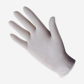 PAIR OF LATEX GLOVES for single-use
