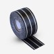 Hybrid carbon and clear fiberglass reinforcement tape