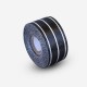 Hybrid carbon and clear fiberglass reinforcement tape