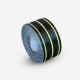 Hybrid carbon and yellow fiberglass reinforcement tape