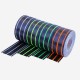 Hybrid carbon and green fiberglass reinforcement tape