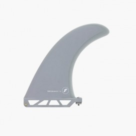 Dérive longboard - Performance Fiberglass solid Grey / transparent Grey 7", FUTURES.
