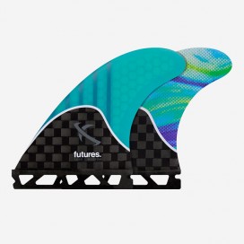 Thruster fins LOST  / Medium Teal Swril - Generation, FUTURES.