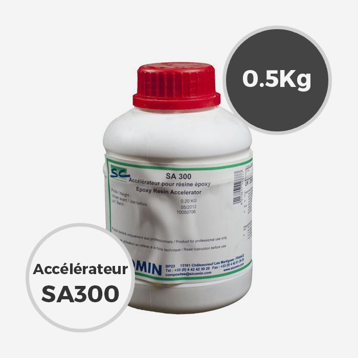 Acelerador SA 300 para resinas epoxy 0.5Kg