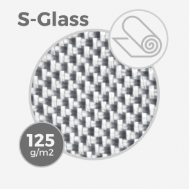Tissu de fibre de verre S ref S-GLASS - 4 oz - 125 gr/m - largeur 76cm (rouleau), HEXCEL