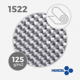 Tissu de fibre de verre ref 1522 - 4 oz - 125 gr/m - largeur 65cm (rouleau), HEXCEL