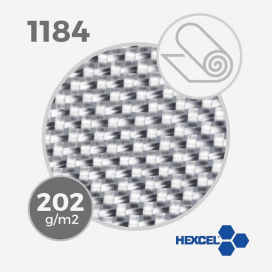 HEXCEL 1184 - 5.5 oz - 202 gr/m - anchura 80cm (rollo)