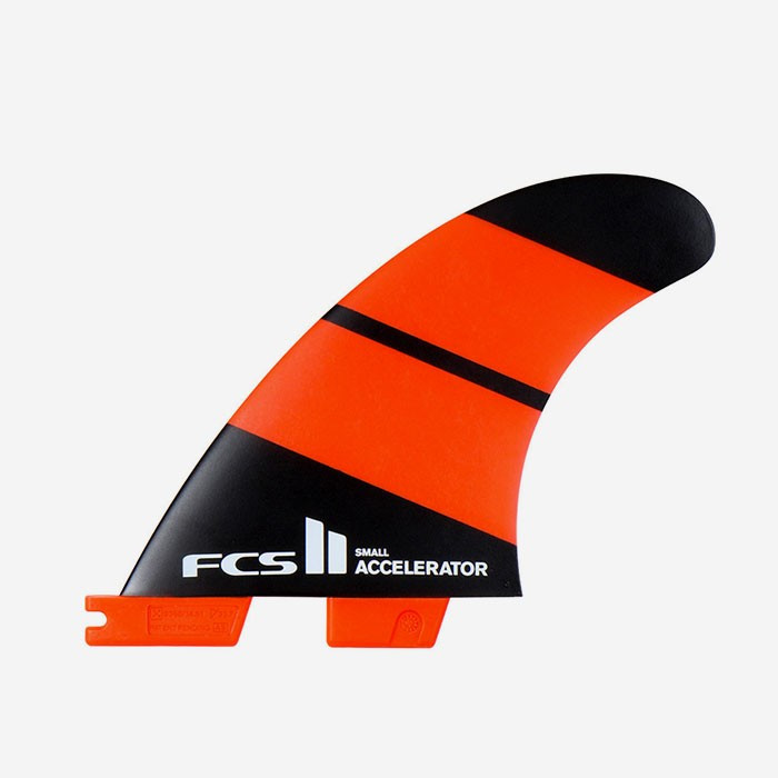 FCS II Accelerator Neo Glas Thruster Finnen Set 2019 Tang Gradient 