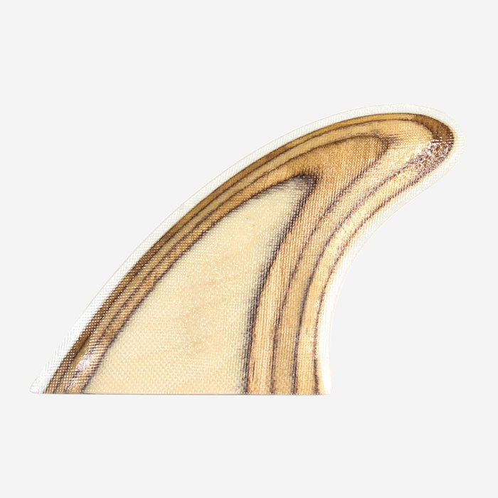 Thruster glass-on wood fins