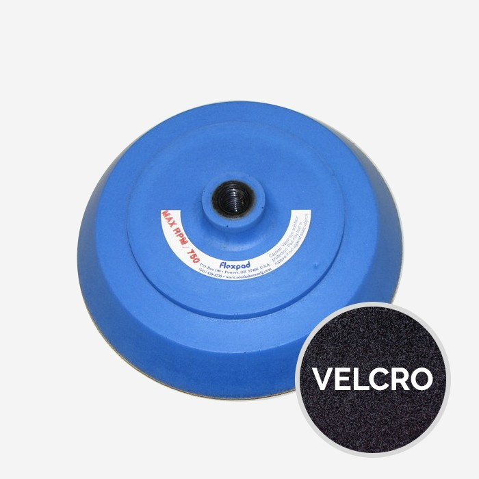 8 Inch Softie Blue Flexpad velcro 14mm Hub