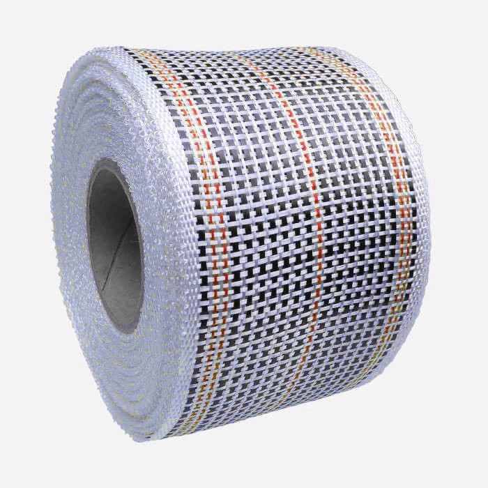 Carbon Fiber Tape mixed with Fibreglass and ORANGE strands