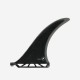 Aleta de longboard - Tiller Fiberglass solid black / smoke 9.0, FUTURES.