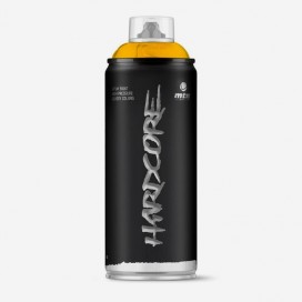 Bombe de peinture Hardcore 2 - Jaune Luxor - 400ml, MONTANA