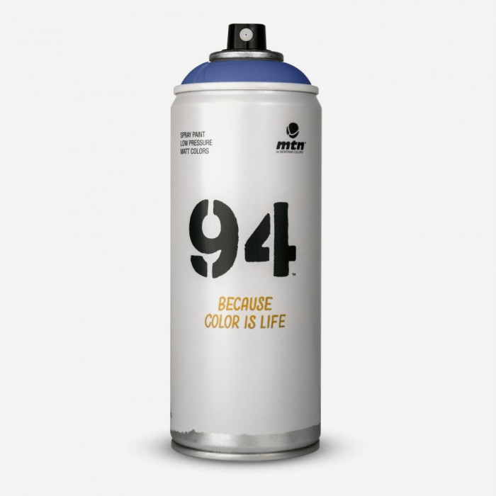 Bombe de peinture MTN 94 Bleu Babylone - 400ml, MONTANA