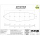 6'0'' M Thick EPS - 6'0'' x 24'' x 3,30'', 1'' Grey PU stringer, MARKO FOAM