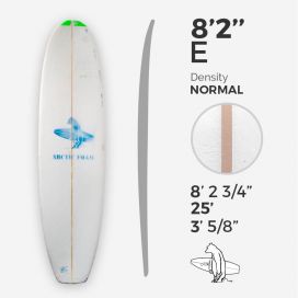 8'2'' E Malibu, ARCTIC FOAM