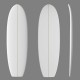 7'2'' F Fish - Green density - latte 3/16'' Basswood, ARCTIC FOAM