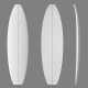 6'8'' SBF Shortboard, ARCTIC FOAM