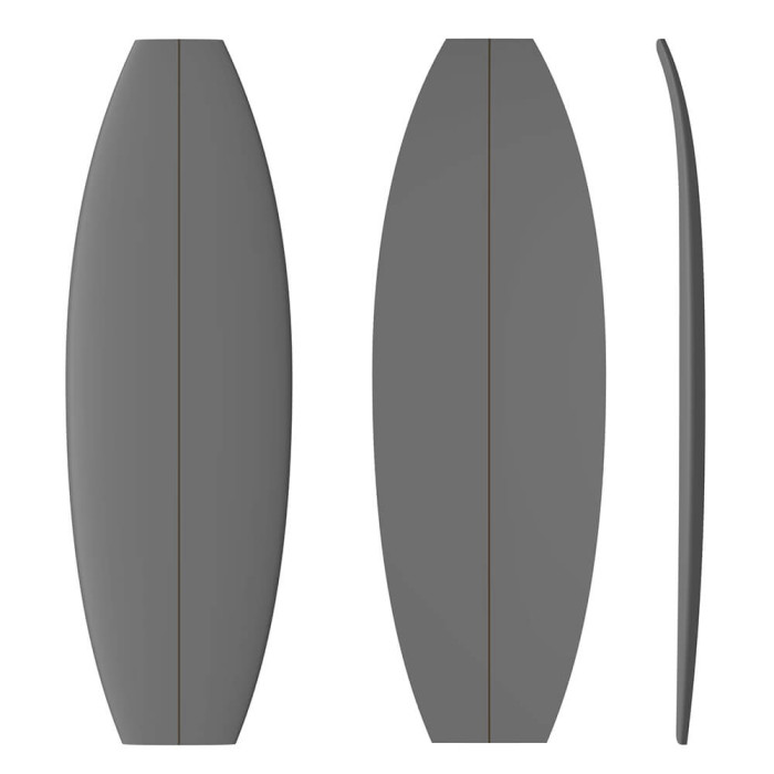 6'1'' Pescado EPS - 6'1'' x 24'' x 2,85'' - latte 1/8'' Ply, MARKO FOAM
