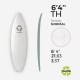 6'4'' Thick EPS - 6'4'' x 21,63'' x 3,37'', No Stringer, MARKO FOAM