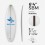 6'4'' SBM Shortboard - Green density - 1/8'' Black/Black/Black Ply stringer, ARCTIC FOAM