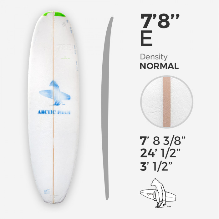 7'8'' E Egg, ARCTIC FOAM