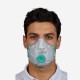 Masque de protection poussières FFP3 jetable avec soupape, BLS