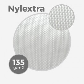 Tissu hybride fibre de verre e-glass + Nylextra  - 135gr/m - 4oz - largeur 76cm