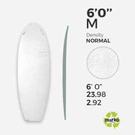 6'0'' M EPS - 6'0'' x 24'' x 2,92'' - sans latte, MARKO FOAM