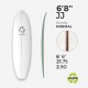 6'8'' JJ EPS - 6'8,75'' x 21,75'' x 2,9'' - latte 1/8'' Ply, MARKO FOAM