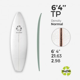 6'4'' TP EPS - 6'4'' x 21,63'' x 2,98'', 1/8'' Ply stringer, MARKO FOAM