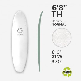 6'8'' Thick EPS - 6'8,75'' x 21,75'' x 3,3'', No Stringer, MARKO FOAM