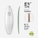 EPS 6'4'' THICK  - Marko Foam surfboard blank - 6'4'' x 21,63'' x 3,37''