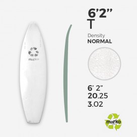 6'2'' Thick EPS - 6'2,75'' x 20,25'' x 2,8'' - sans latte, MARKO FOAM