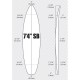 7'4'' SB Shortboard ARCTIC Foam - SINGLE FIN - Surfboard blank for shaping - VIRAL Surf for shapers