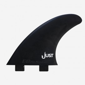 Thruster fin - Dual Tab - Plastic - Black - Size M, JUST
