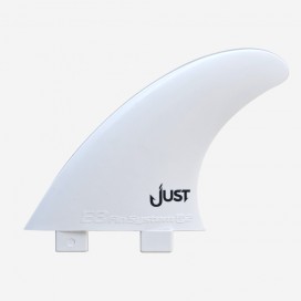 Dérives Thruster - Dual tab - Plastique - Blanc - Taille M, JUST